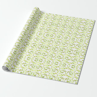 Blättrige Eleganz: Geschenkpapier von ZazzleWrapMa