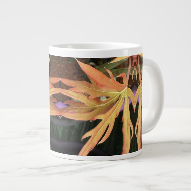 Blattstudie 2 Jumbo-Tasse (Vorderseite Rechts)