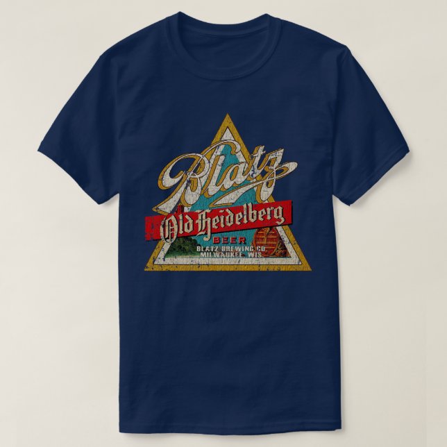 Blatz Beer Milwaukee 1846 TShirt (Design vorne)