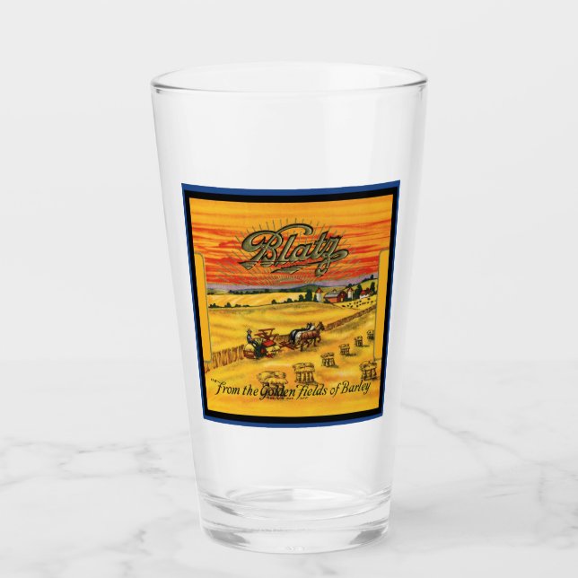 Blatz Bierglas-Tasse Glas (Vorderseite)