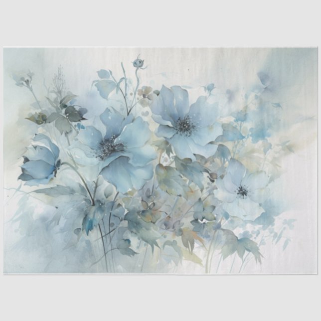 Blau 15 seidenpapier (Vorderseite)