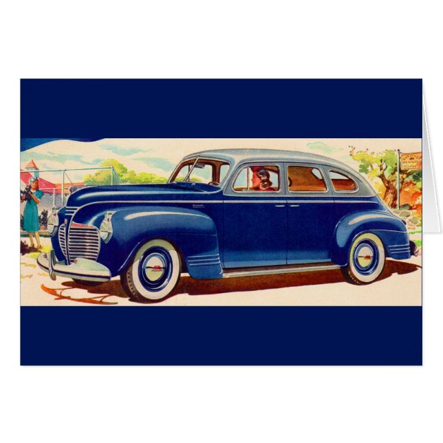 blau 1941 Plymouth (Vorderseite (Horizontal))