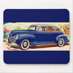 blau 1941 Plymouth Mousepad