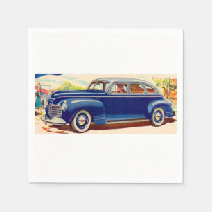 blau 1941 Plymouth Serviette