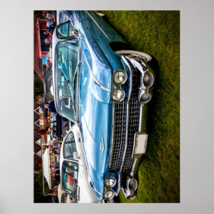 Blau 1959 Cadillac Eldorado Biarritz Poster