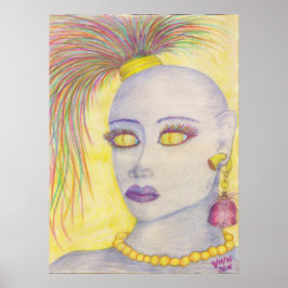 Blau 3 halfton2 poster