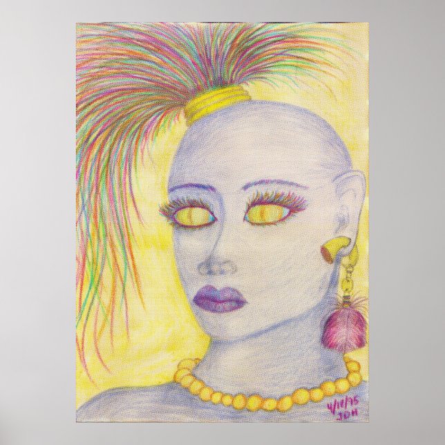 Blau 3 halfton2 poster (Vorne)