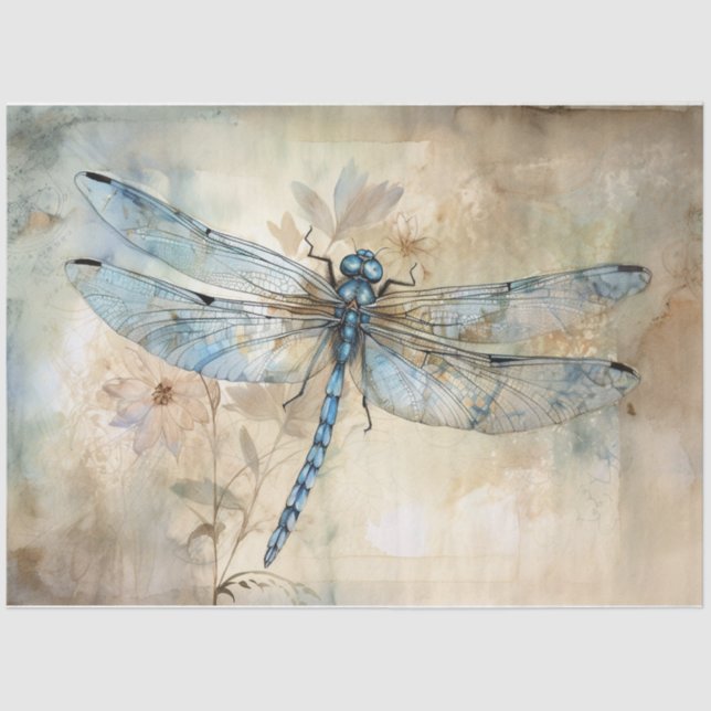 Blau 9 seidenpapier (Vorderseite)