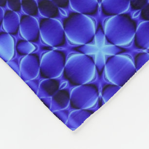 Blau abstrakt gemusterte Decke