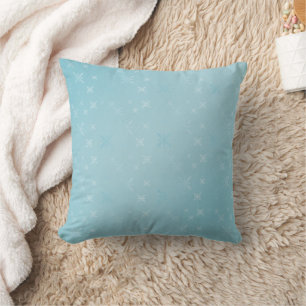 blau abstrakte modern kissen