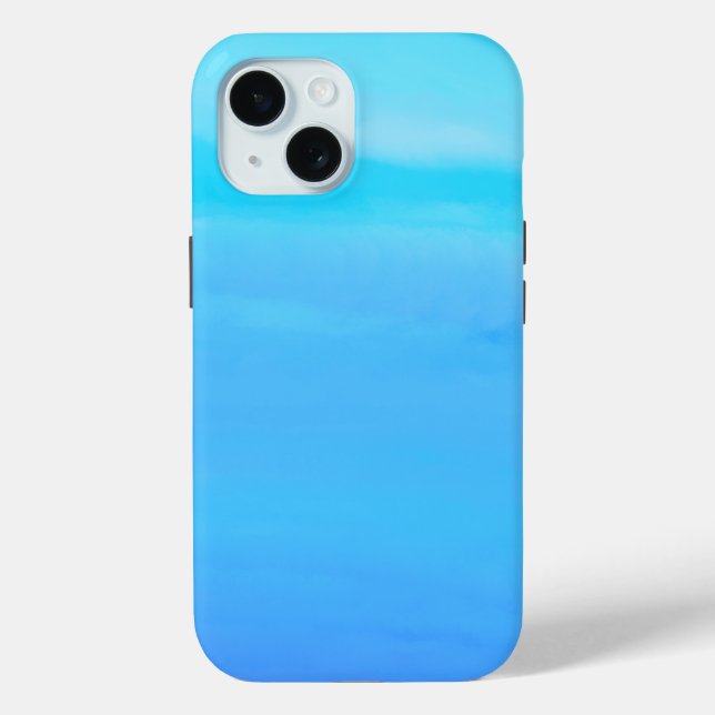 Blau als Abstrakte Kunst des Sky Case-Mate iPhone Hülle (Rückseite)