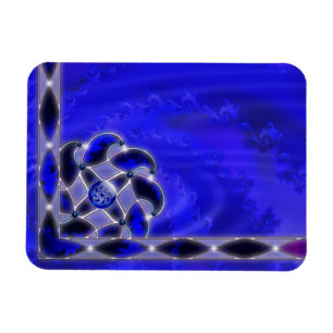 Blau als flexibler Meeresmagnet Magnet