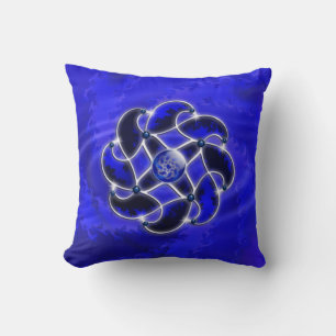 Blau als Meereskissen Kissen