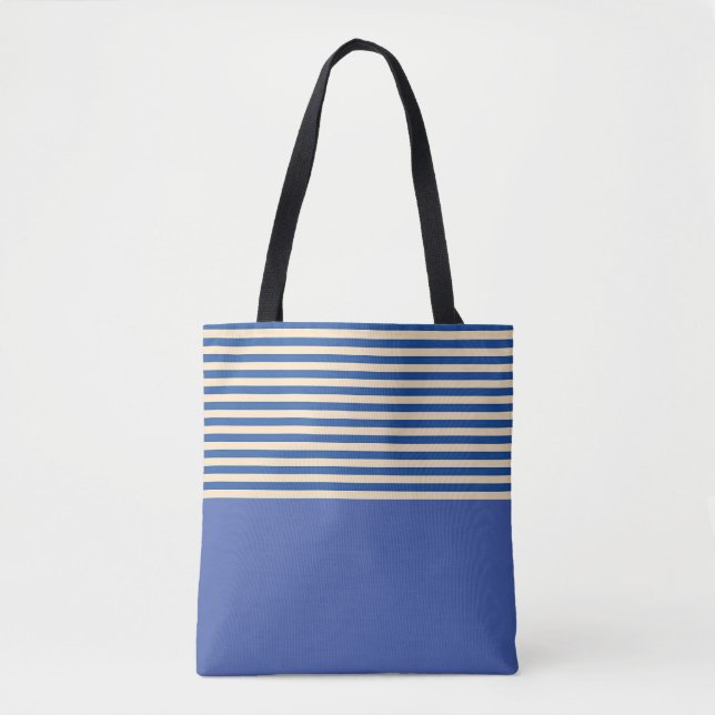 Blau auf blauem Streifen (Vorderseite)