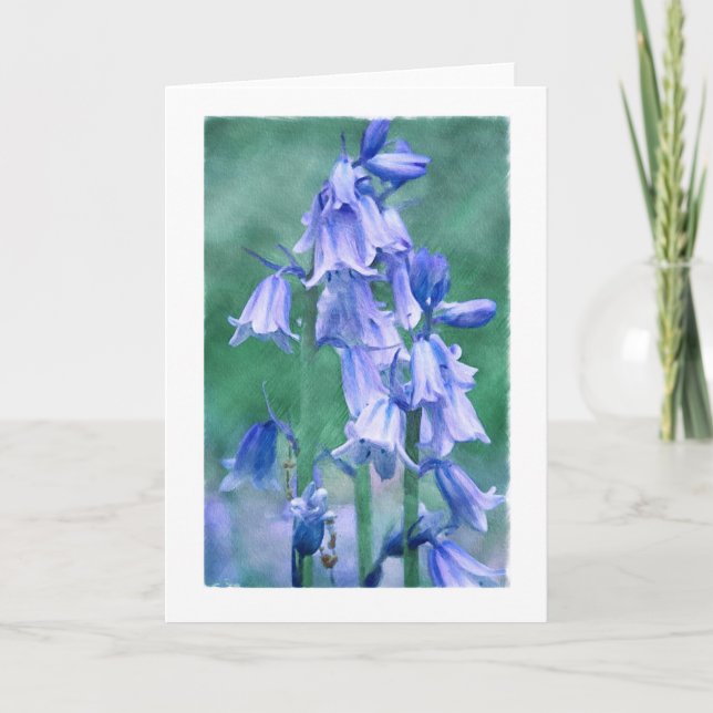 Blau auf Grün Karte (Vorderseite)