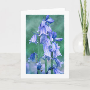 Blau auf Grün Karte