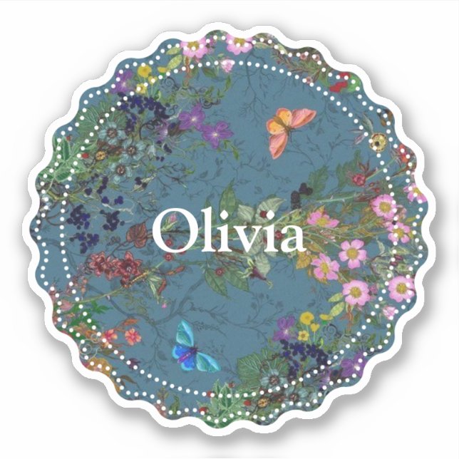 Blau Aufkleber (Vorderseite)