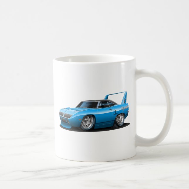 Blau-Auto 1970 Plymouths Superbird Kaffeetasse (Rechts)