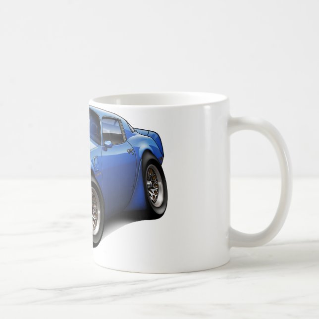 Blau-Auto 1979-81 Transportes morgens Tasse (Rechts)