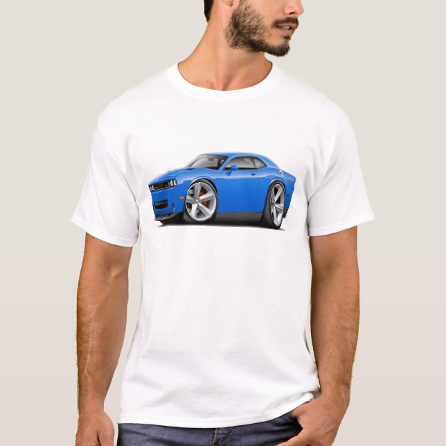 Blau-Auto 2009-11 Herausforderer Funktelegrafie B5 T-Shirt (Vorderseite)