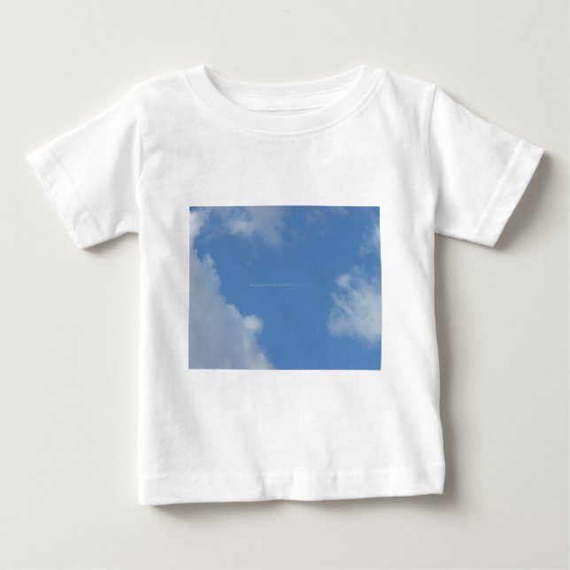 Blau Baby T-shirt (Vorderseite)