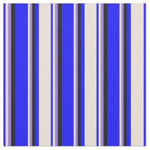 Blau, Bisk, Lila und schwarz Stoff
