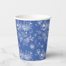 Blau-blaues Brautparty Pappbecher