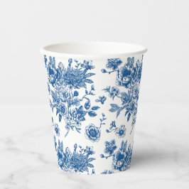 Blau-blaues Brautparty Pappbecher