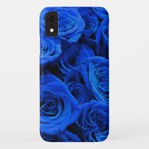 Blau blühende Blumen blauer Rose Case-Mate iPhone Hülle