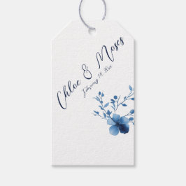 Blau, Blume Blossom, klein, Geschenkanhänger