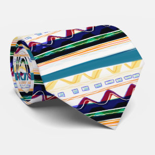 blau-bordeauxrot und gelb krawatte