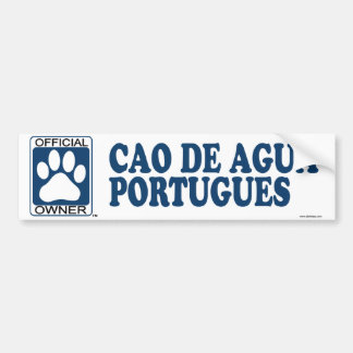 Blau Cao De Agua Portugues Autoaufkleber