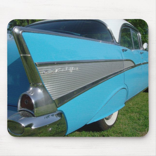 Blau Chevy 1957 Mousepad (Vorne)
