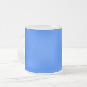 Blau (Crayola) (einfarbig) Mattglastasse