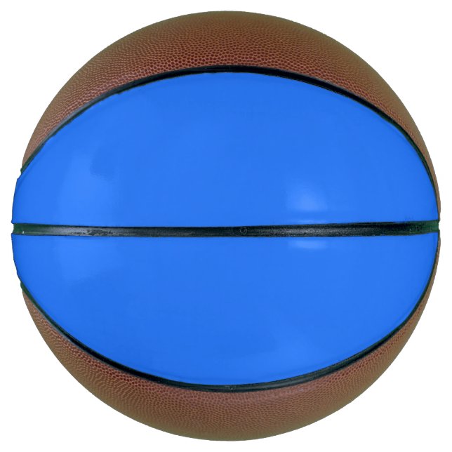 Blau (Crayola) (Vollfarbe) Basketball (Vorderseite)