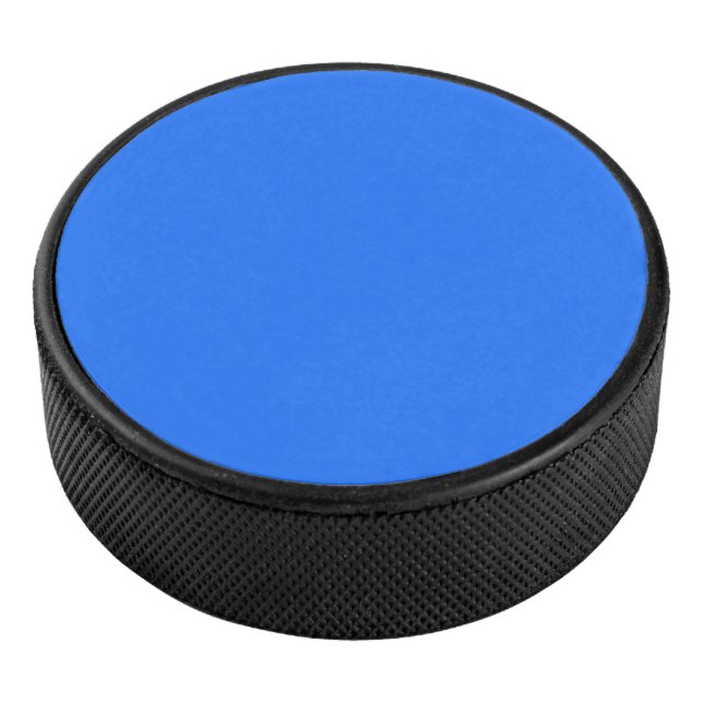 Blau (Crayola) (Vollfarbe) Eishockey Puck (3/4)