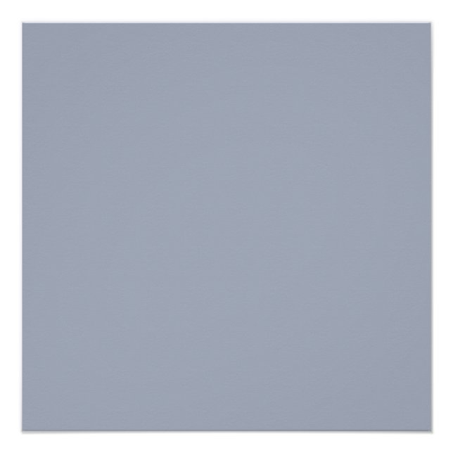 Blau (Crayola) (Vollfarbe) Poster (Vorderseite)