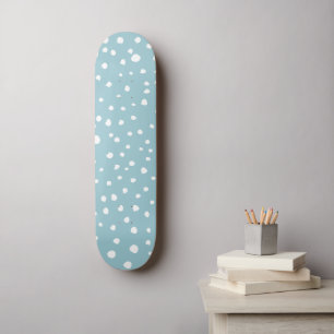 Blau-Dalmatiner-Punkte, Dalmatiner-Punkte, gepunkt Skateboard