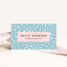 Blau-Dalmatiner-Punkte, Dalmatiner-Punkte, gepunkt Visitenkarte