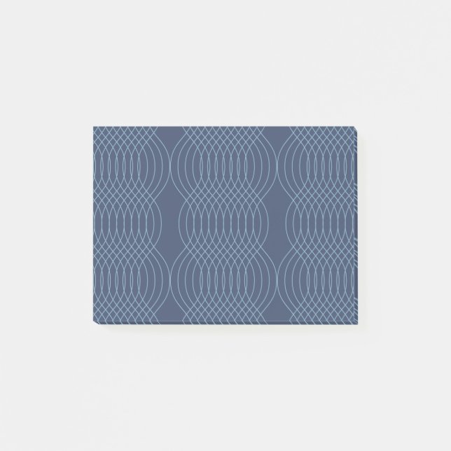 Blau, dekorativ, einfach, modern, trendige und gew post-it klebezettel (Vorderseite)