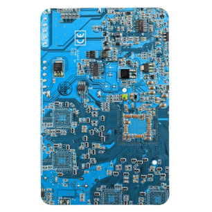 Blau der Computergehäuse Magnet