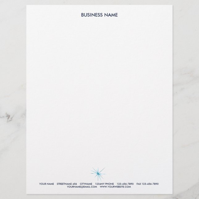 BLAU DES BRIEFKOPF-STAR6 BRIEFKOPF (Vorderseite)