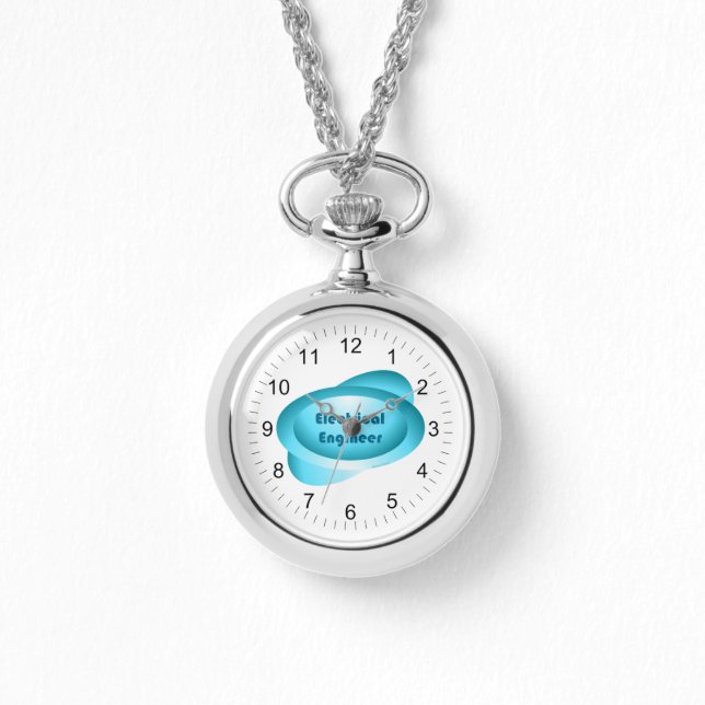 Blau des Elektroingenieurs Armbanduhr (Vorderseite)