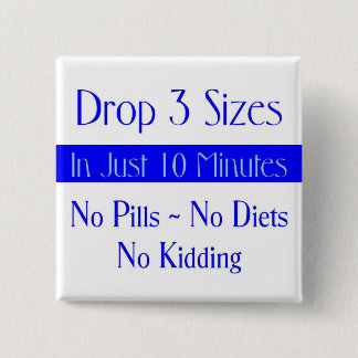 Blau des Knopf-Tropfen-3 Button