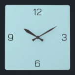 Blau des Pulvers B0E0E6 Farbe - Option zum Hinzufü Quadratische Wanduhr<br><div class="desc">Fügen Sie einen Namen, Initialen oder Text hinzu, oder behielt Sie die Farbe alleine. Farbkoordinaten mit anderen Elementen des Ladens basierend auf dem Namen und dem HEX-Code (sechsstellige Hex-Triole). Verwenden Sie diesen Code, um andere Elemente zu mischen, zu ergänzen und anzupassen, um diese zu ergänzen oder um anderen Auflistungen hinzuzufügen....</div>