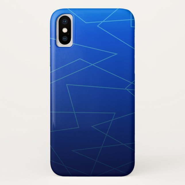Blau dunkel ombre Case-Mate iPhone hülle (Rückseite)