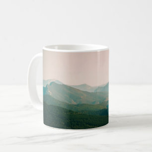 Blau durch die Berge Kaffeetasse