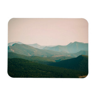 Blau durch die Berge Magnet