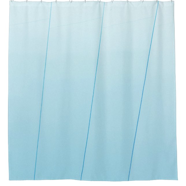 Blau Duschvorhang (Vorderseite)