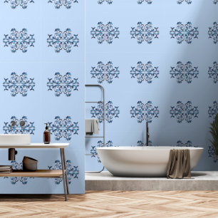 Blau Edelstein Silver Jewel Ornamente Custom Color Tapete